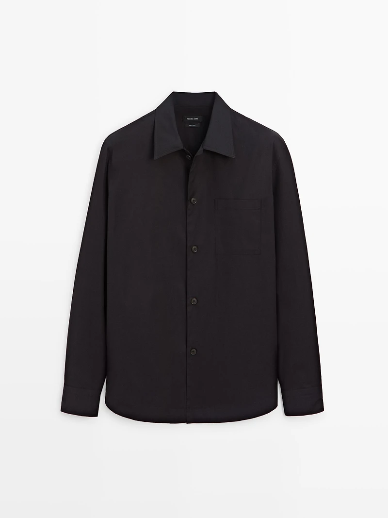 100% cotton overshirt