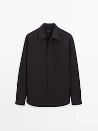 100% cotton overshirt