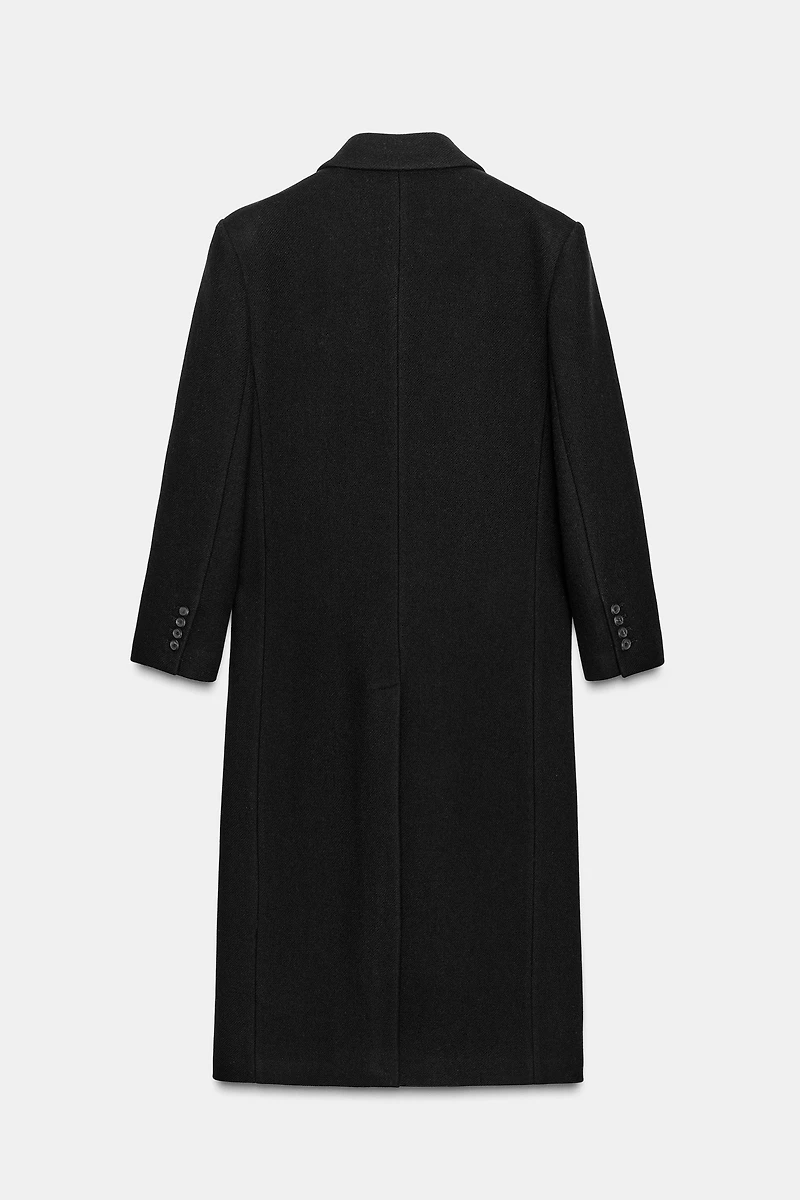 WOOL BLEND COAT ZW COLLECTION LIMITED EDITION