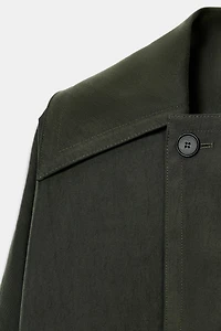 SHORT FLOWY TRENCH COAT ZW COLLECTION