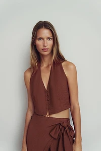 HALTER CROP TOP