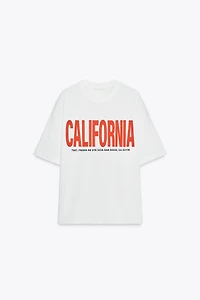 OVERSIZED TEXT T-SHIRT