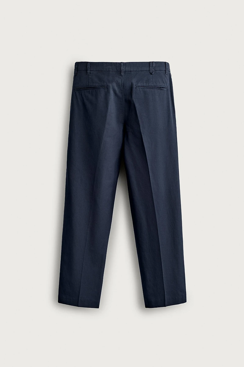 WASHED RELAXED FIT PANTS