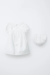 SWISS EMBROIDERED DRESS AND PANTIES