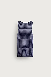 STRIPED JACQUARD KNIT TANK TOP