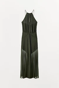 LONG HALTER DRESS