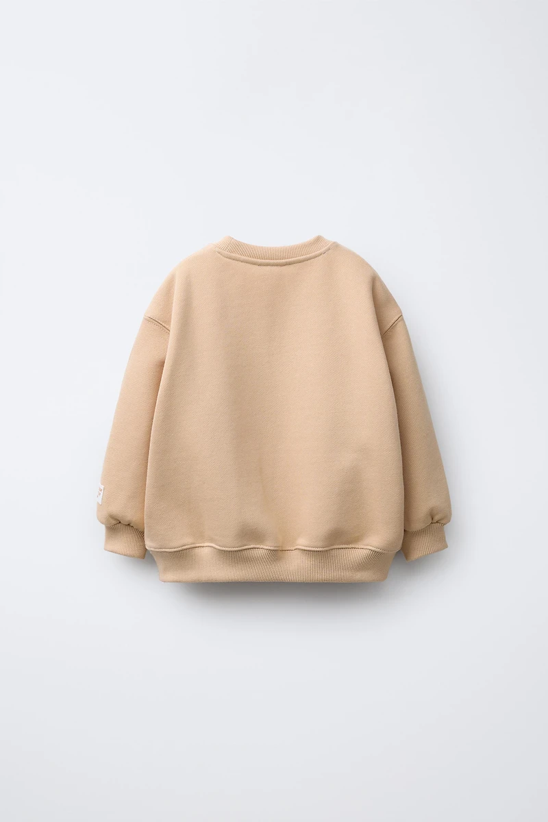 BEAR PRINT SWEATSHIRT