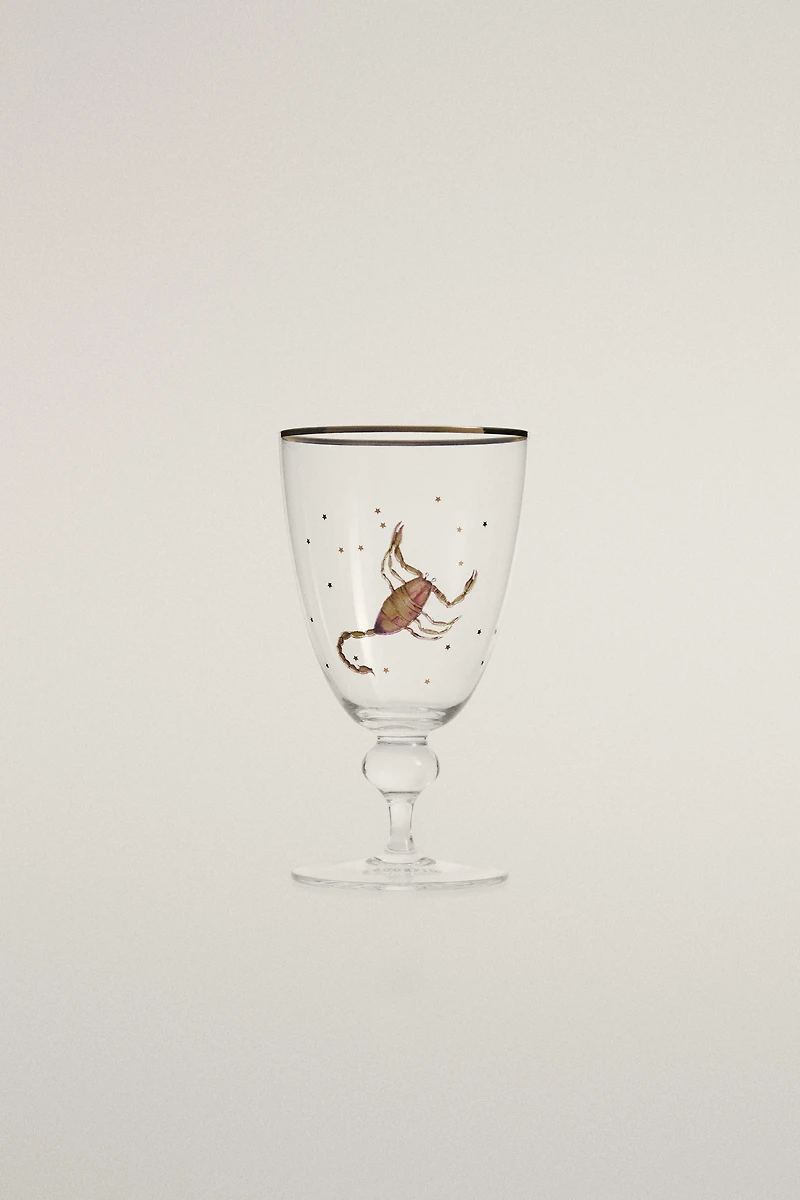 SCORPIO ZODIAC GLASS | MARISA BERENSON