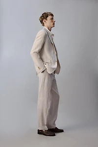 100% LINEN SUIT BLAZER