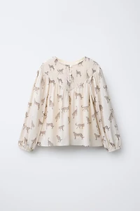 CHEMISE À IMPRIMÉ GUÉPARD