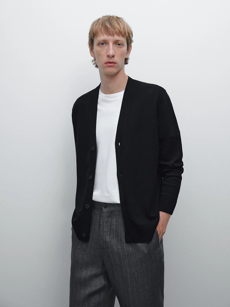 Cardigan 100 % coton
