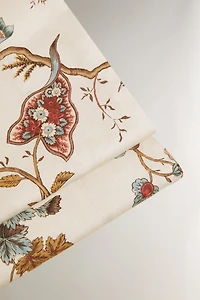 KATHARINE POLE FLORAL SATEEN FLAT SHEET