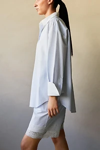 STRIPED SHIRT WITH COLLAR