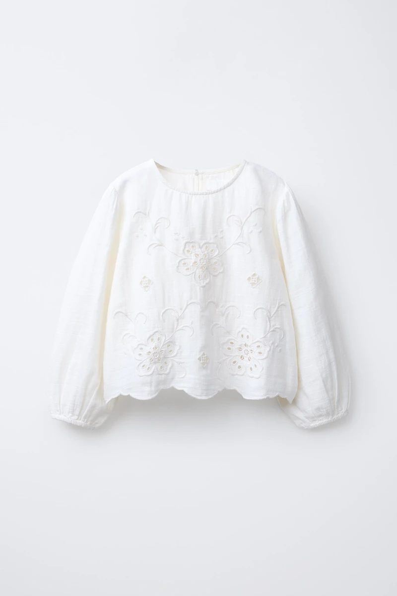 EMBROIDERED ROMANTIC SHIRT