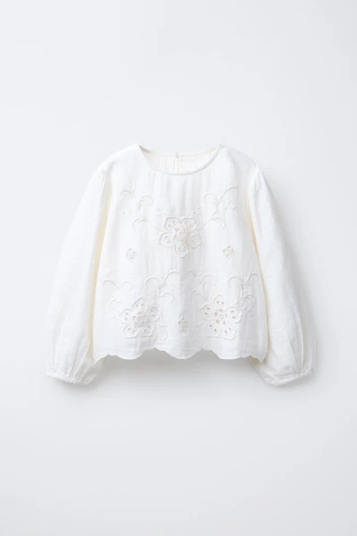 EMBROIDERED ROMANTIC SHIRT