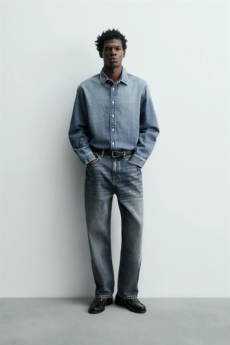 JEAN COUPE DROITE LONGUEUR CHEVILLES