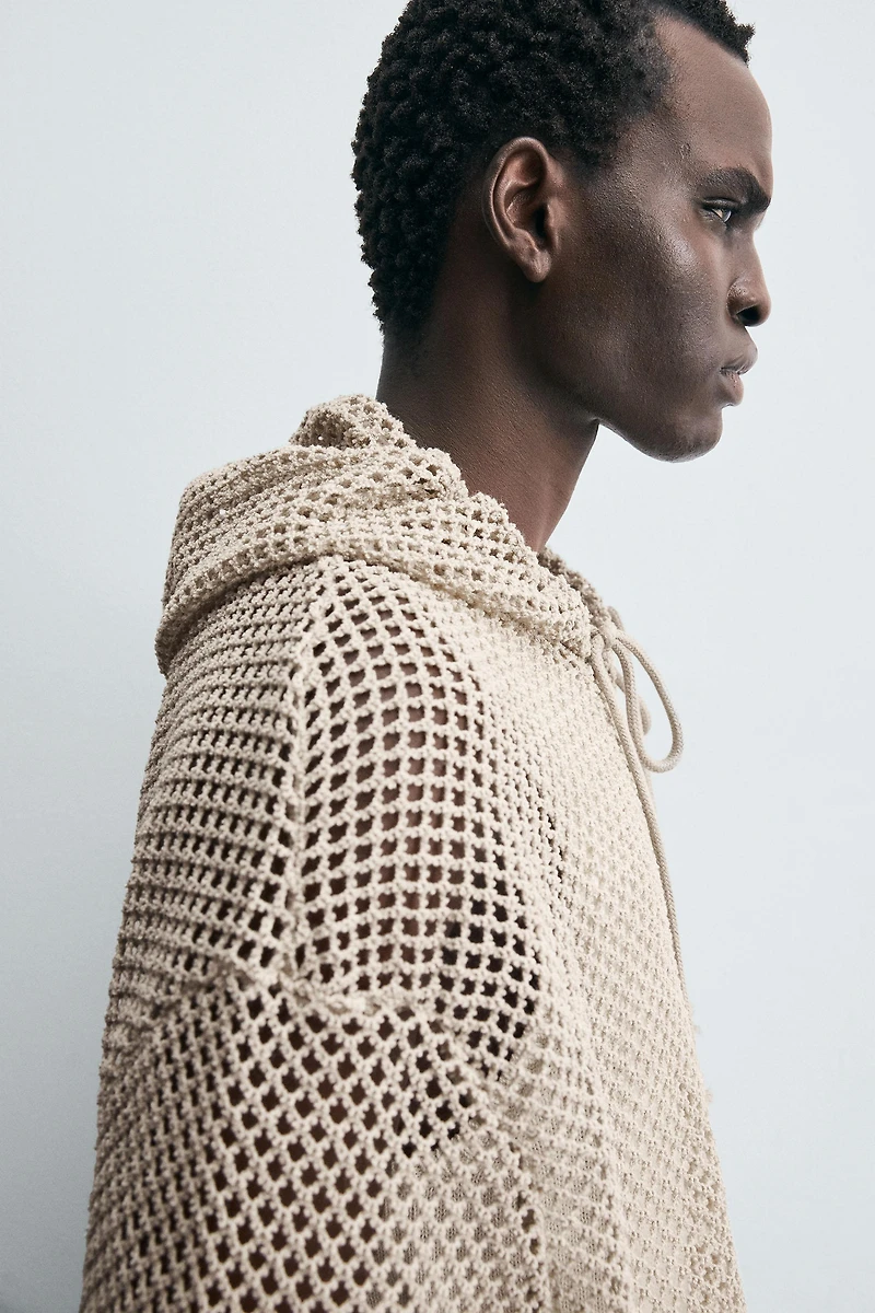 SWEAT STRUCTURÉ CROCHET