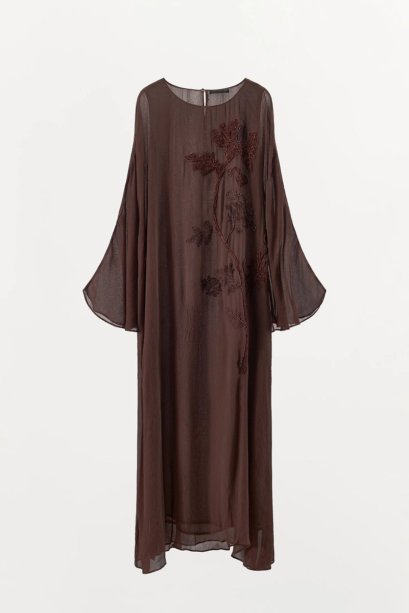 ROBE 100% VISCOSE BRODERIES FANTAISIE