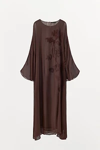 ROBE 100% VISCOSE BRODERIES FANTAISIE