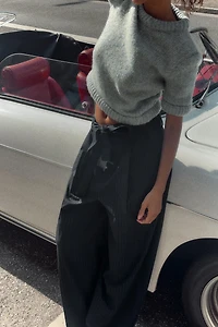 SHORT SLEEVE KNIT JUMPER