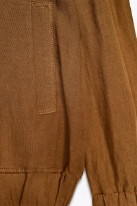 ZW COLLECTION OVERSIZED LINEN JACKET