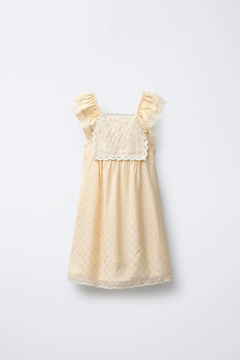 ROBE FLUIDE DEVANT JACQUARD