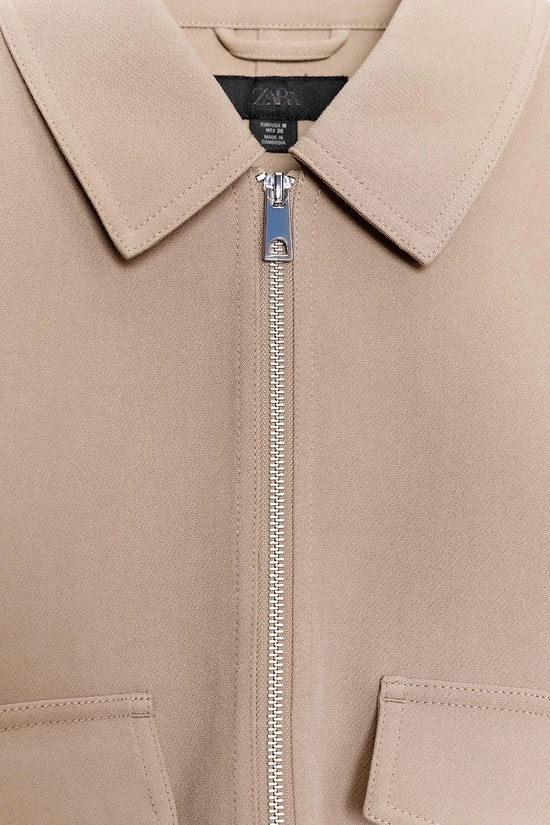 ELASTIC HEM JACKET