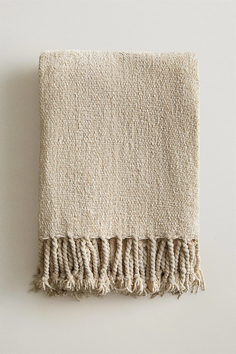 PLAID CHENILLE ÉPAISSE