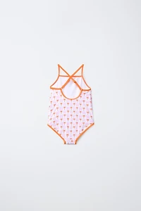 1-6 YEARS / PALM TREE PRINT SWIMSUIT