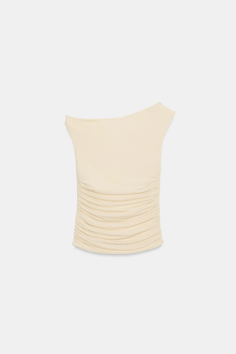 DRAPED ASYMMETRIC TOP