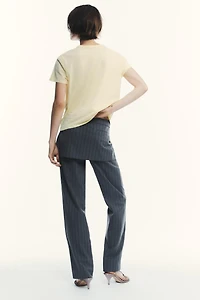PANTALON-JUPE À RAYURES TENNIS