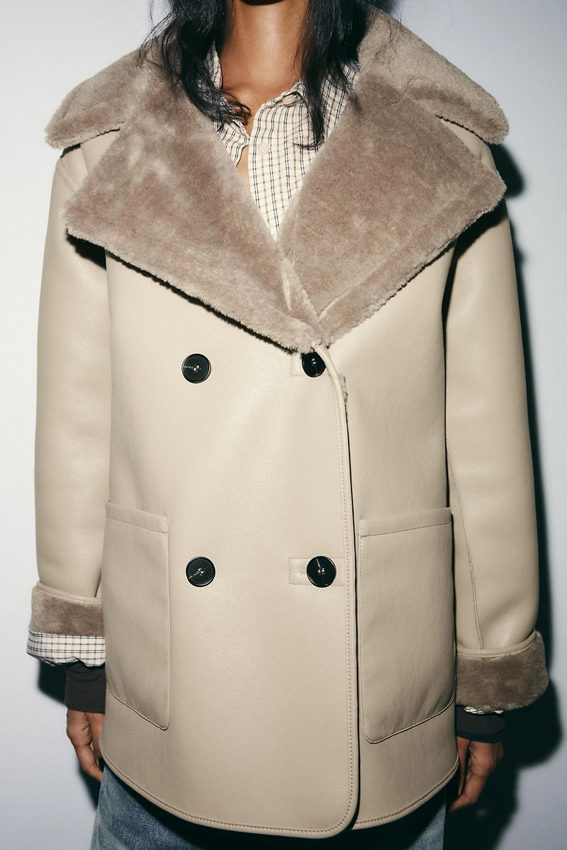 MANTEAU RÉVERSIBLE DOUBLE FACE