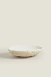 ROUGH-TEXTURE CERAMIC TRAY