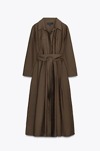 ZW COLLECTION POPLIN SHIRT DRESS