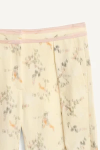 PANTALON IMPRIMÉ FLEURS ÉDITION LIMITÉE
