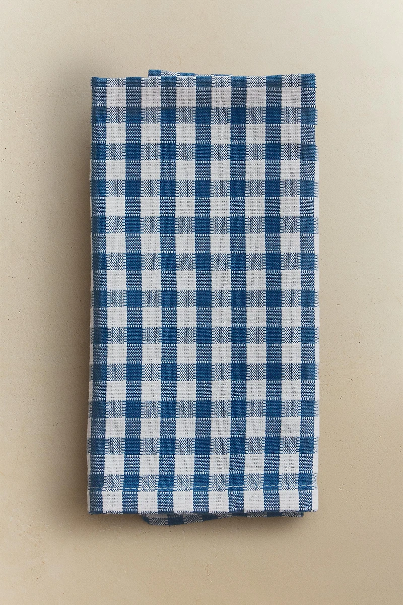 SET OF GINGHAM COTTON NAPKINS (SET 2)