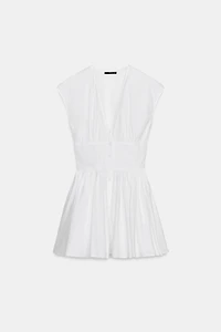 MINI POPLIN DRESS
