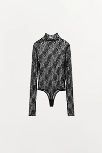 LONG SLEEVE LACE BODYSUIT
