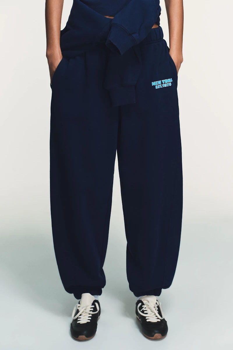 TEXT JOGGING PANTS