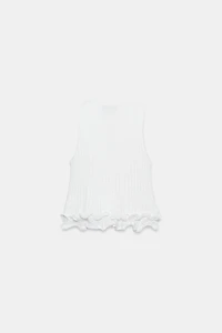 DOUBLE LAYER KNIT TOP