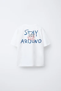 T-SHIRT IMPRIMÉ GRAFFITI