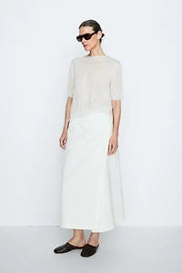 Wrap midi skirt - STUDIO