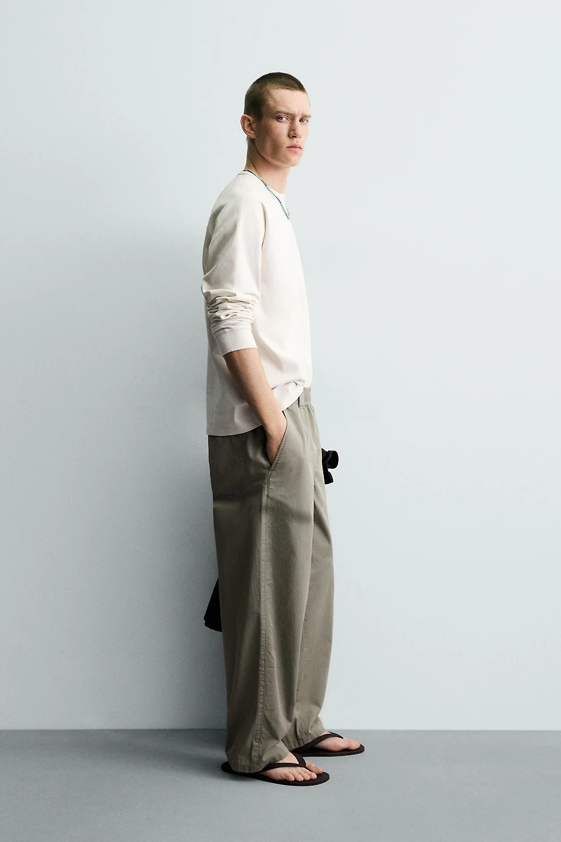 PANTALON RELAXED FIT EN COTON