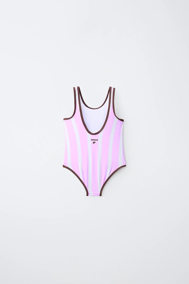 2-6 YEARS / STRIPED PUKAS SURF SWIMSUIT