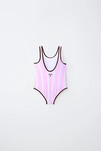 2-6 YEARS / STRIPED PUKAS SURF SWIMSUIT