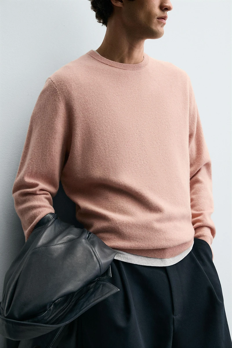 WOOL CASHMERE SWEATER