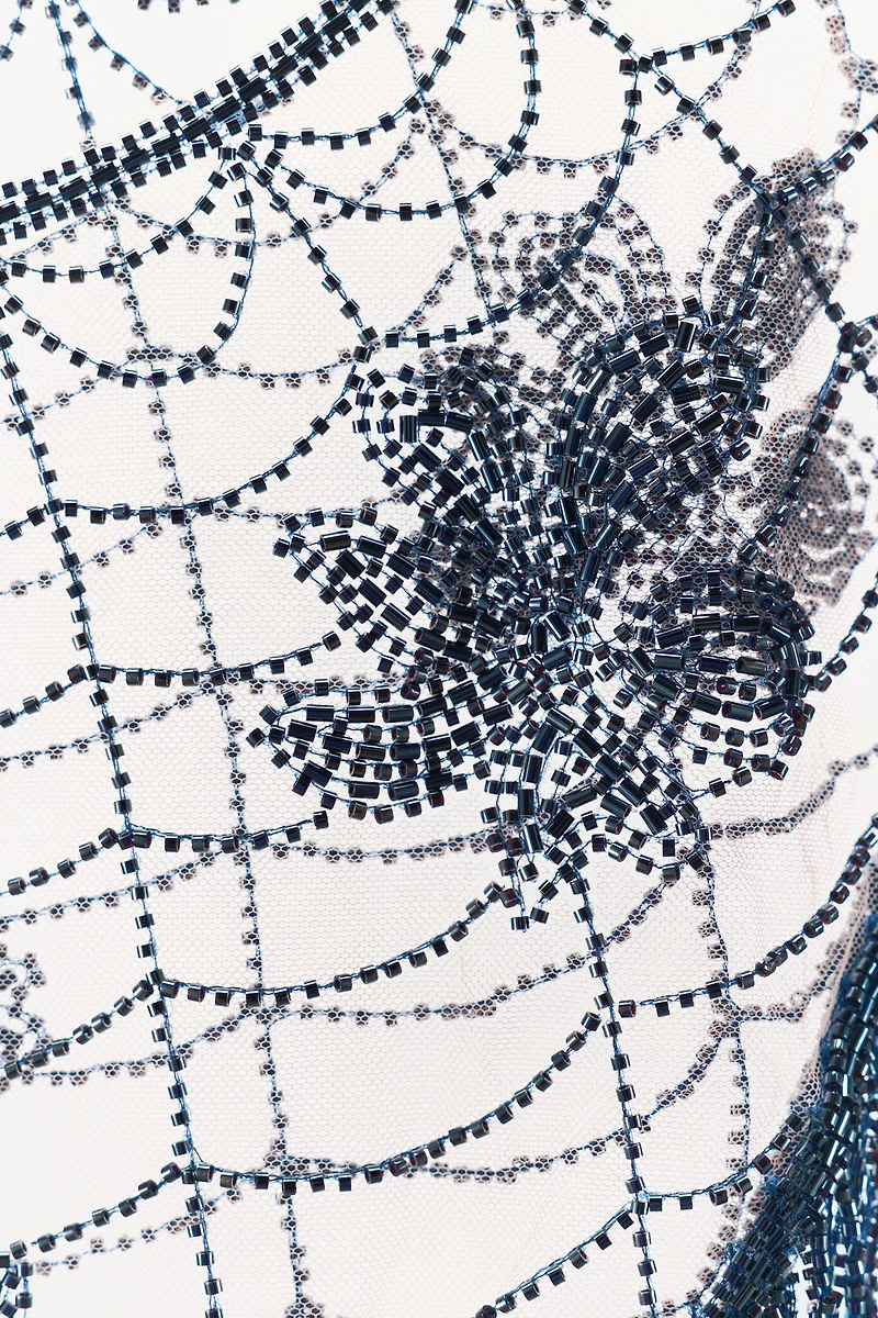 BEADED EMBROIDERED CAPE