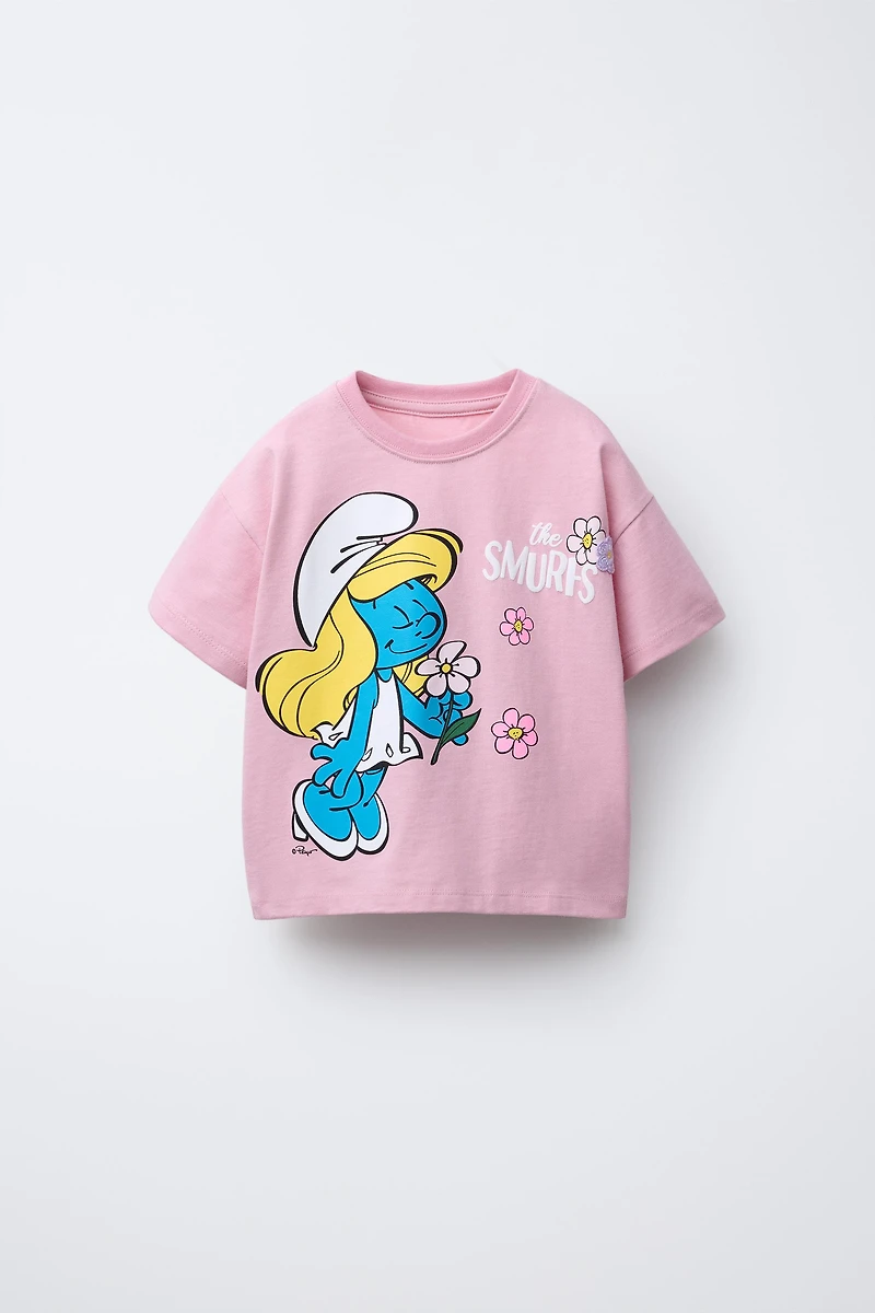 THE SMURFS ™ PRINTED T-SHIRT