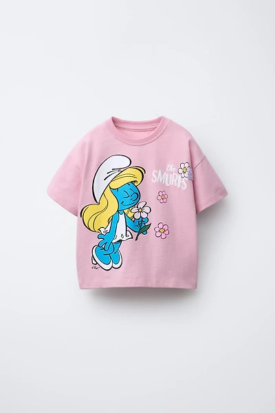 THE SMURFS ™ PRINTED T-SHIRT