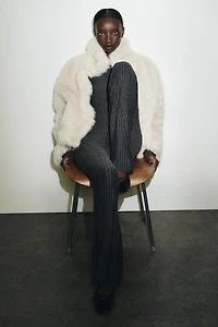 PINSTRIPE FLARE PANTS